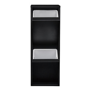 Afvalscheidingskast Sollentuna met 2 vakken 93x33x25 cm [en.casa]