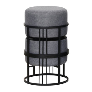Lot de 2 poufs empilables Tas multifonctionnel [en.casa]