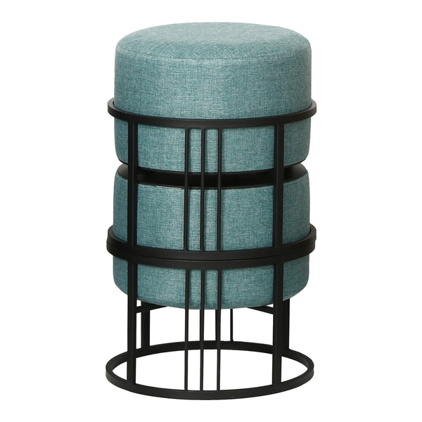 Lot de 2 poufs empilables Tas multifonctionnel [en.casa]