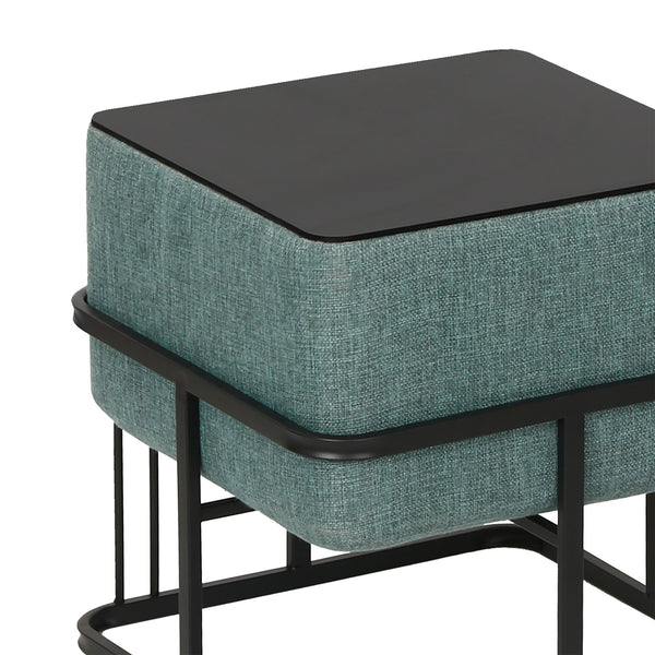 Lot de 2 poufs empilables Tas multifonctionnel [en.casa]