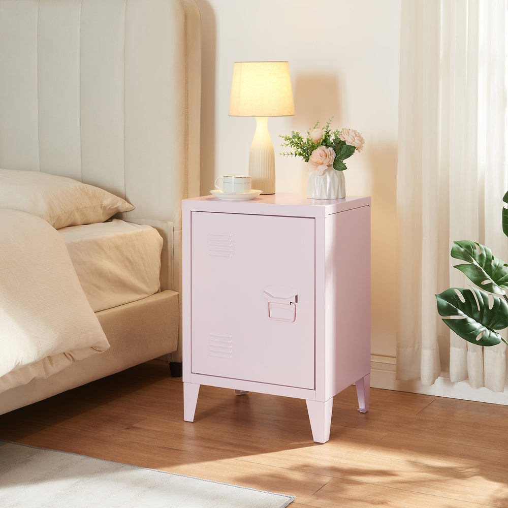 Table de chevet Inari poignée porte à droite 57 x 40 x 30 cm [en.casa]