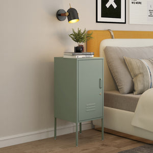 Table de chevet Hausjärvi 82x35x35 cm acier [en.casa] - premiumXL