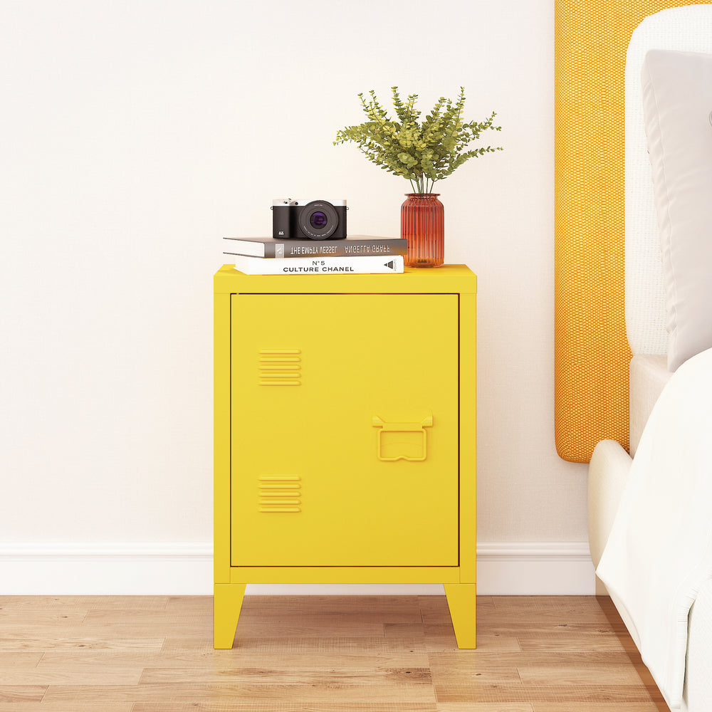 Table de chevet Inari poignée porte à droite 57 x 40 x 30 cm [en.casa]