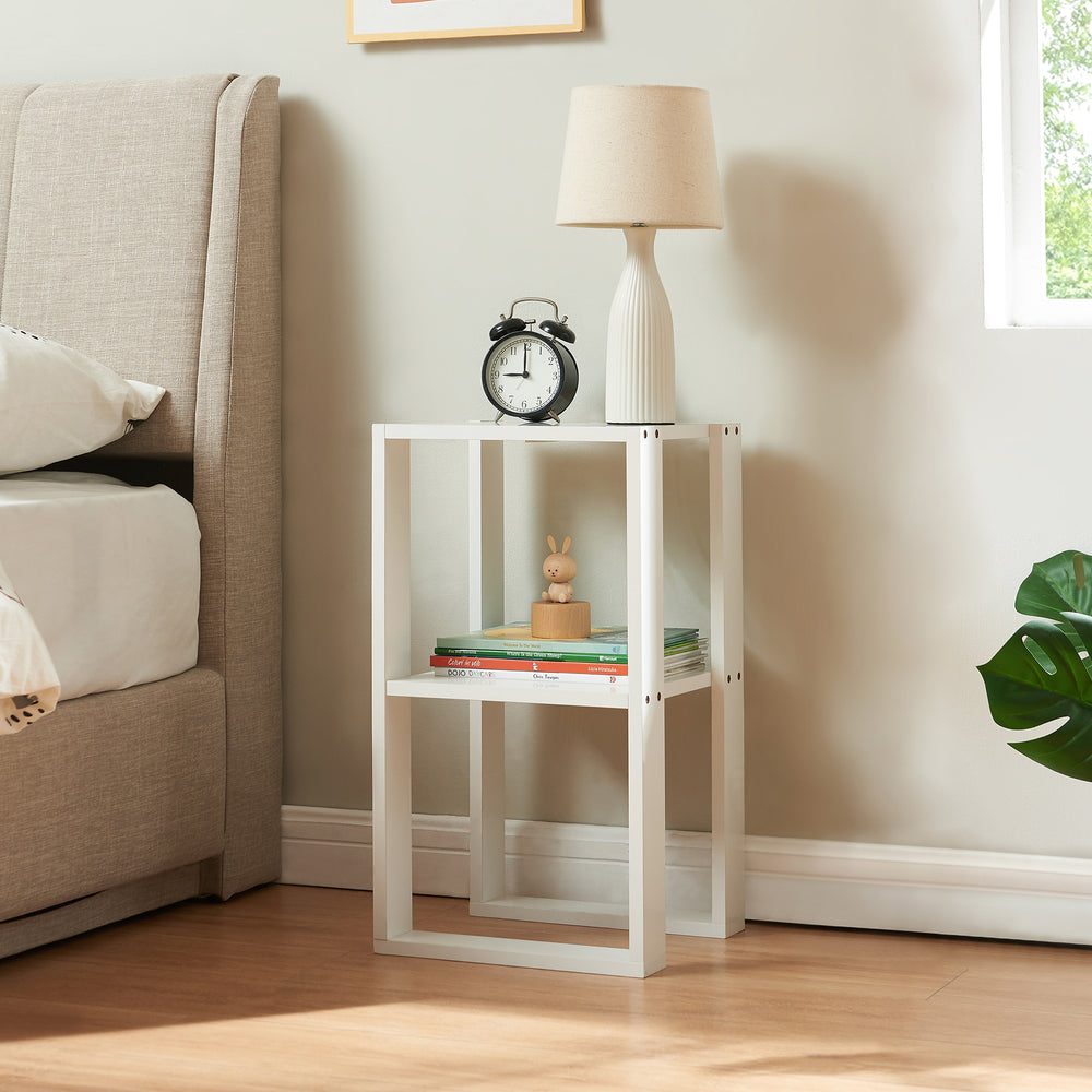 Table d’appoint Thyholm 55x30x30 cm blanc [en.casa] - premiumXL