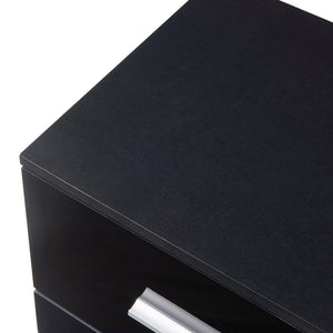 [en.casa] Nachtkastje Aurdal 1 of 2 stuks met 3 lades 66x37x34,5 cm - 4 varianten