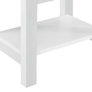 Nachtkastje Capri MDF 40x29,7x41,5 cm met lade en plank - 2 varianten