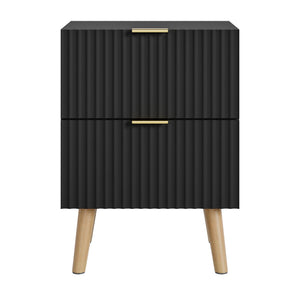 Table de chevet Nand avec 2 tiroirs [en.casa]
