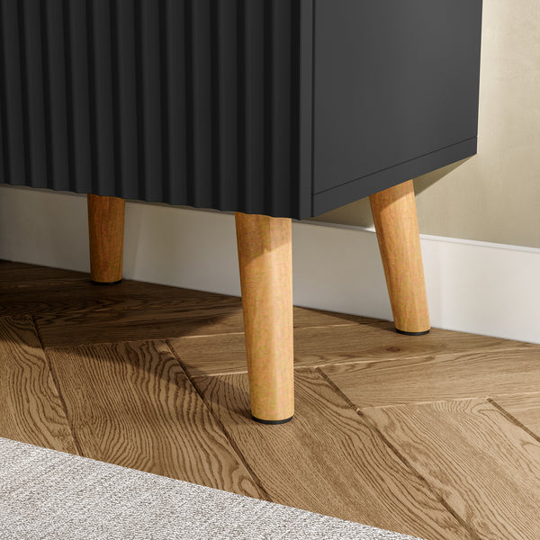 Table de chevet Nand avec 2 tiroirs [en.casa]