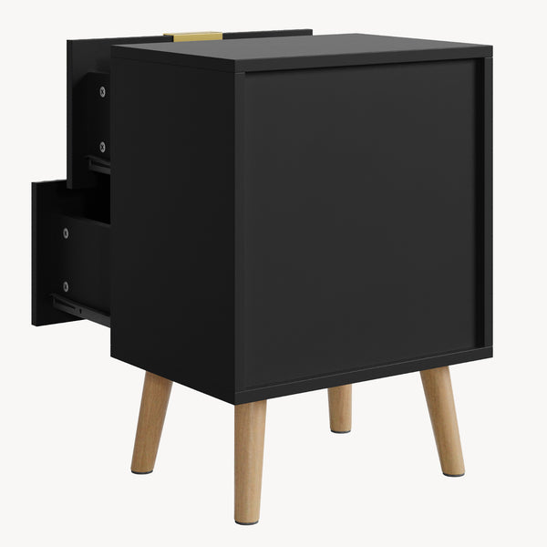 Table de chevet Nand avec 2 tiroirs [en.casa]