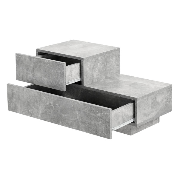 Table de Nuit Sebokeng Petit Tiroir Côté Gauche 38 x 70 x 35 cm [en.casa]