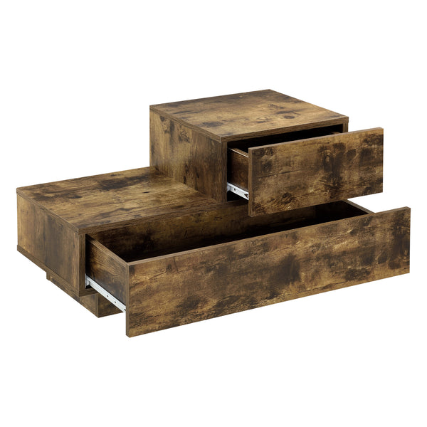 Design nachtkastje Sebokeng rechts met lades 38x70x35 cm - verschillende kleuren