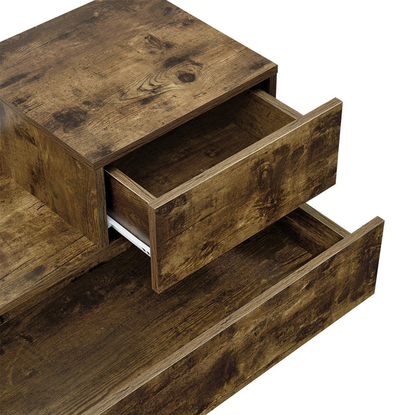 Design nachtkastje Sebokeng rechts met lades 38x70x35 cm - verschillende kleuren