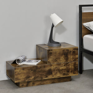 Design nachtkastje Sebokeng rechts met lades 38x70x35 cm - verschillende kleuren