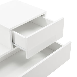 Design nachtkastje Sebokeng rechts met lades 38x70x35 cm - verschillende kleuren