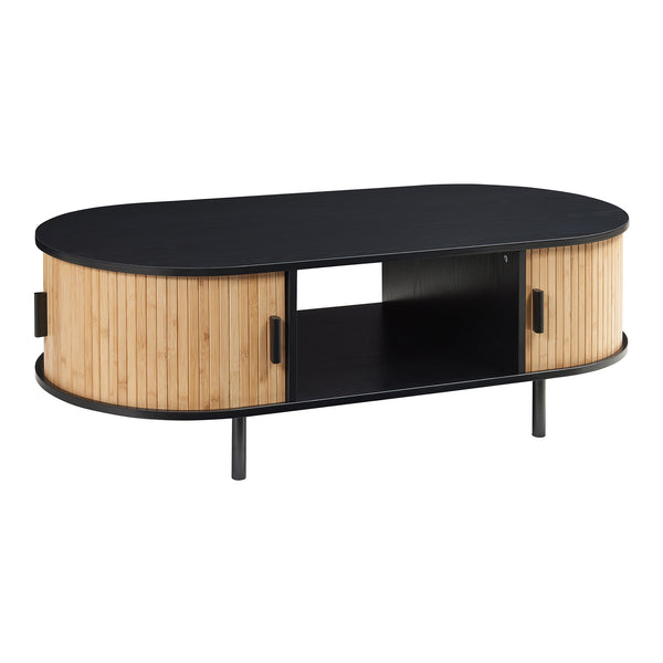 Table basse Tvedestrand 120 x 55 x 40 cm bambou [en.casa]