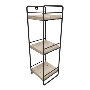 [en.casa] Badkamer organizer Pargas zwart en naturel - 3 varianten