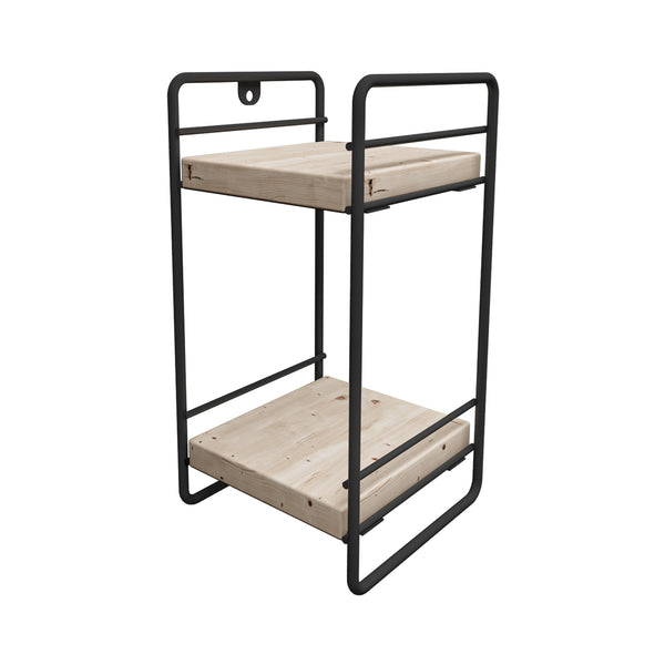 [en.casa] Badkamer organizer Pargas zwart en naturel - 3 varianten