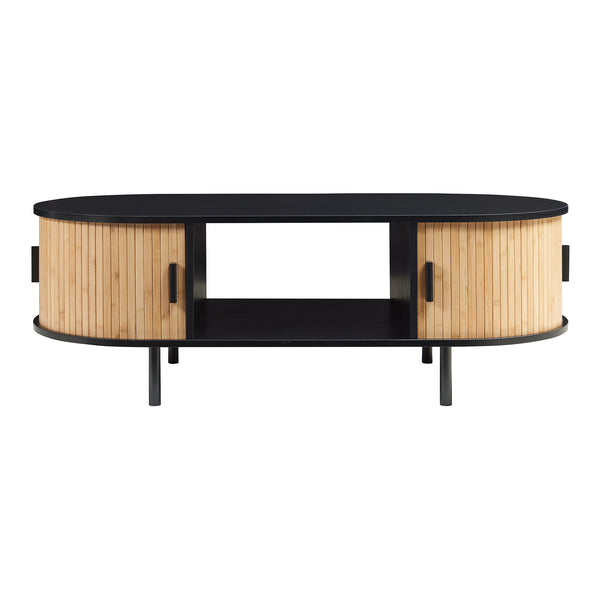 Table basse Tvedestrand 120 x 55 x 40 cm bambou [en.casa]