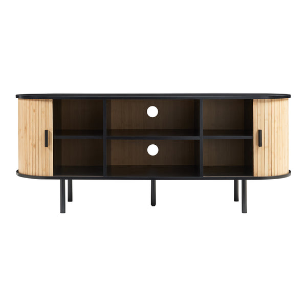 Meuble TV Tvedestrand bamboo 140 x 40 x 55 cm [en.casa]
