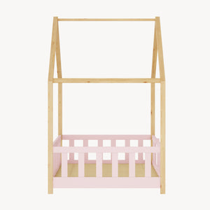 Kinderbed Treviolo met uitvalbeveiliging en matras [en.casa]