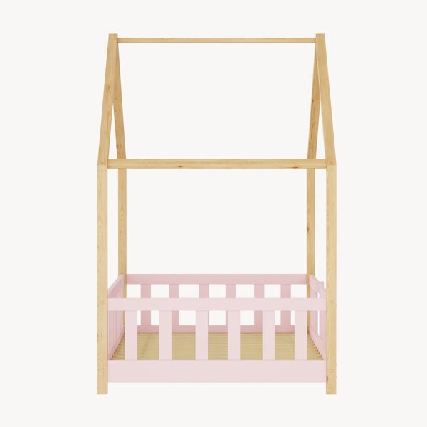 Kinderbed Treviolo met uitvalbeveiliging en matras [en.casa]