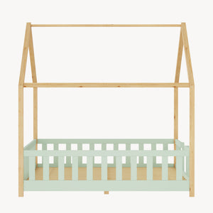 Kinderbed Treviolo met uitvalbeveiliging en matras [en.casa]