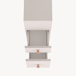 Étagère de salle de bain Broreynna sur roulettes 66 x 15 x 33 cm [en.casa]