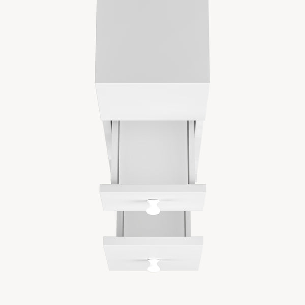 Niches kast op wieltjes Broreynna 66x15x33 cm [en.casa]
