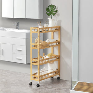 Rollwagen Pyhäjoki 96 x 60 x 18 cm Naturel [en.casa] - premiumXL