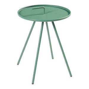 Table d'appoint de jardin Fosen acier 55 x 42 cm [en.casa]
