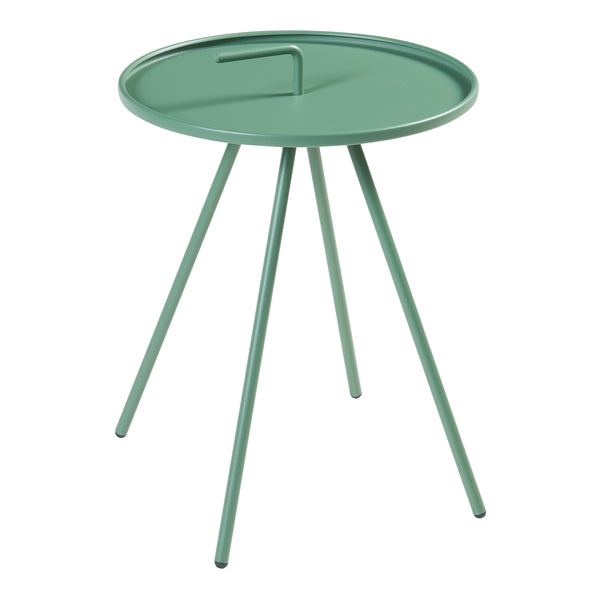 Table d'appoint de jardin Fosen acier 55 x 42 cm [en.casa]