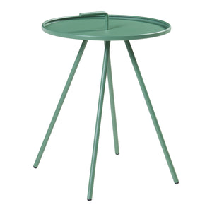 Table d'appoint de jardin Fosen acier 55 x 42 cm [en.casa]