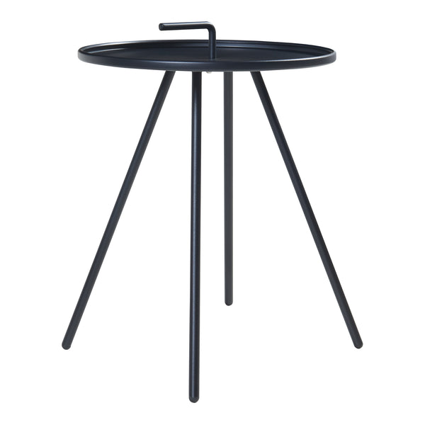 Table d'appoint de jardin Fosen acier 55 x 42 cm [en.casa]
