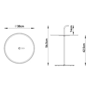 Table basse Calimera acier casa.pro