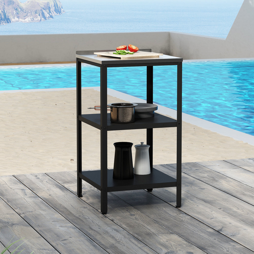 Bijzettafel Bolognano voor buiten 92x50x50 cm casa.pro