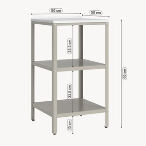 Bijzettafel Bolognano voor buiten 92x50x50 cm casa.pro