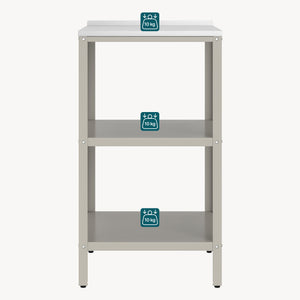 Bijzettafel Bolognano voor buiten 92x50x50 cm casa.pro
