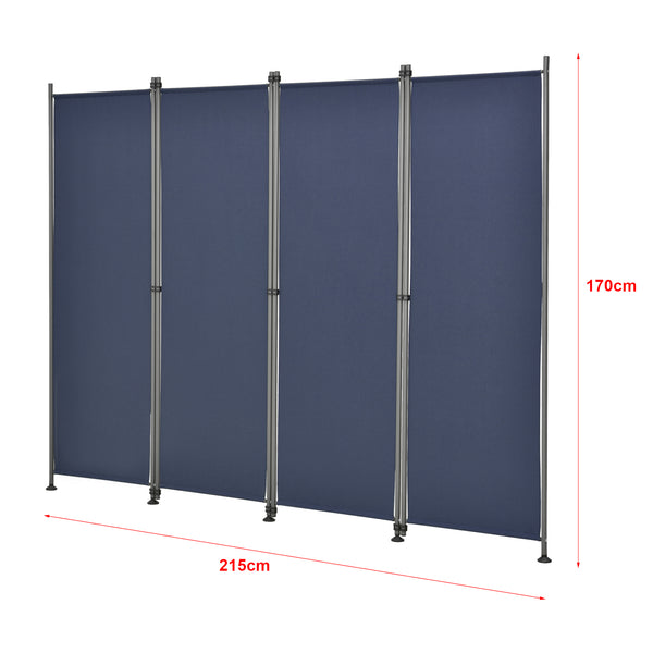 Tuinscherm scheidingswand zonwering 170x215 cm - 4 varianten