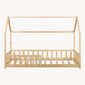 Kinderbed Hesel huisbed met uitvalbeveiliging [en.casa]