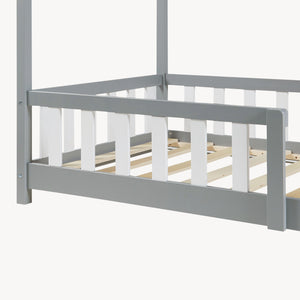 Kinderbed Hesel huisbed met uitvalbeveiliging [en.casa]