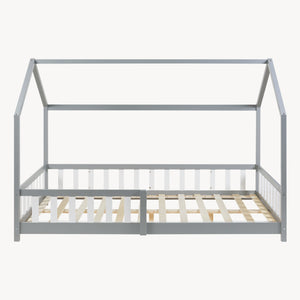 Kinderbed Hesel huisbed met uitvalbeveiliging [en.casa]