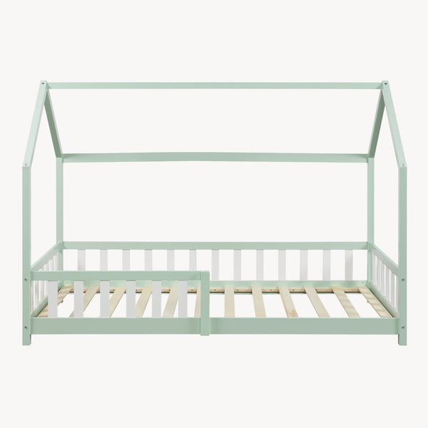 Kinderbed Hesel huisbed met uitvalbeveiliging [en.casa]