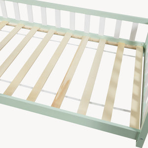Kinderbed Hesel huisbed met uitvalbeveiliging [en.casa]