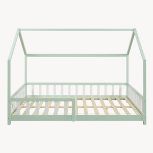 Kinderbed Hesel huisbed met uitvalbeveiliging [en.casa]