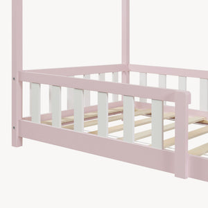Kinderbed Hesel huisbed met uitvalbeveiliging [en.casa]