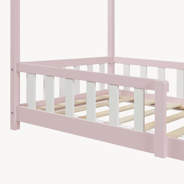 Kinderbed Hesel huisbed met uitvalbeveiliging [en.casa]