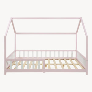 Kinderbed Hesel huisbed met uitvalbeveiliging [en.casa]