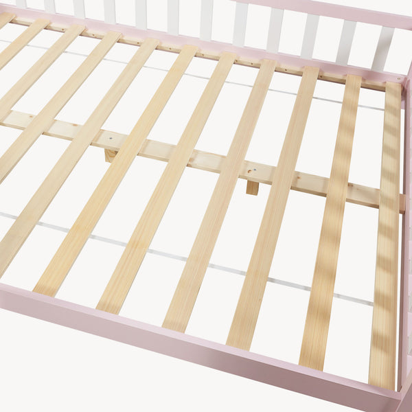Kinderbed Hesel huisbed met uitvalbeveiliging [en.casa]