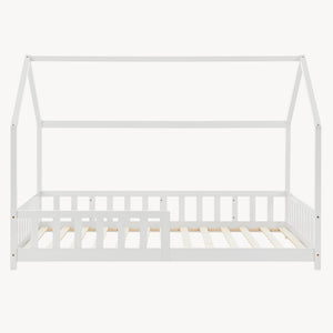 Kinderbed Hesel huisbed met uitvalbeveiliging [en.casa]