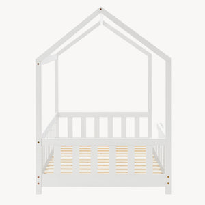 Kinderbed Hesel huisbed met uitvalbeveiliging [en.casa]